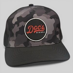 Doc's Diesel Camo Series Hydro Snapback hat mesh Blackhawk Zapped adjustable